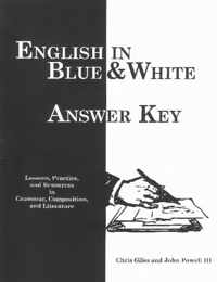 English in Blue & White