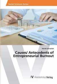 Causes/ Antecedents of Entrepreneurial Burnout