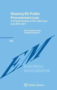 Shaping EU Public Procurement Law