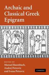 Archaic and Classical Greek Epigram