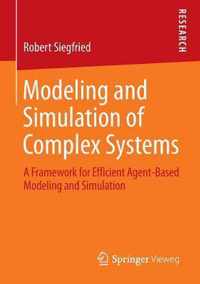 Modeling and Simulation of Complex Systems