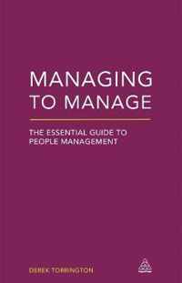 Managing To Manage