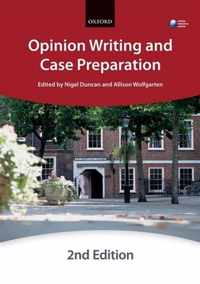 Opinion Writing and Case Preparation