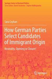 How German Parties Select Candidates of Immigrant Origin