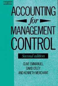 Accounting for Management Control