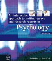 An Interactive Approach to Writing Essays and Research Reports in Psychology