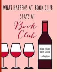 What Happens at Book Club Stays at Book Club