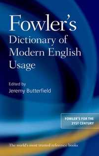 Fowlers Dictionary Of Modern Eng 4 E