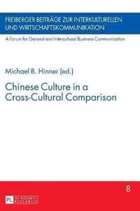 Chinese Culture in a Cross-Cultural Comparison