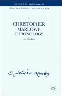 A Christopher Marlowe Chronology