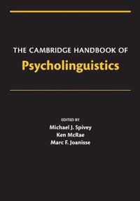 The Cambridge Handbook of Psycholinguistics