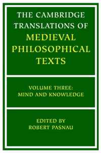 The Cambridge Translations of Medieval Philosophical Texts