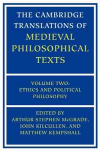 The Cambridge Translations of Medieval Philosophical Texts