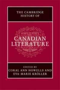 Cambridge History Of Canadian Literature