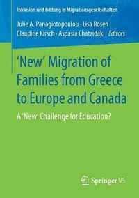 'New' Migration of Families from Greece to Europe and Canada