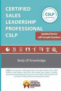 Certified Sales Leadership Professional CSLP Body of Knowledge