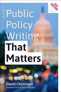 Public Policy Writing That Matters