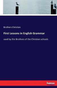 First Lessons in English Grammar