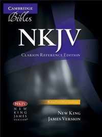 NKJV Clarion Reference Bible, Black Calf Split Leather, NK484