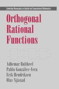 Orthogonal Rational Functions