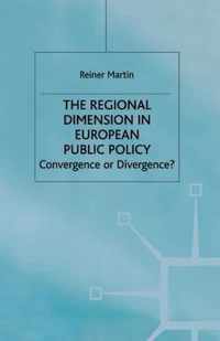 The Regional Dimension in European Public Policy