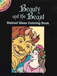 Beauty and the Beast Stained Glass Coloring Book