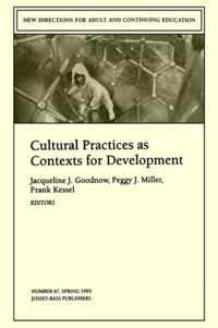 Cultural Practices as Contexts for Development