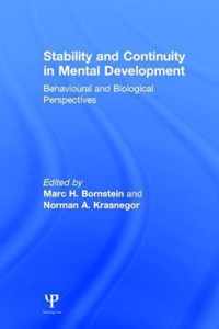 Stability and Continuity in Mental Development