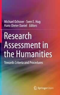 Research Assessment in the Humanities