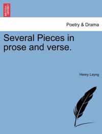 Several Pieces in Prose and Verse.