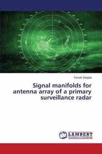 Signal manifolds for antenna array of a primary surveillance radar