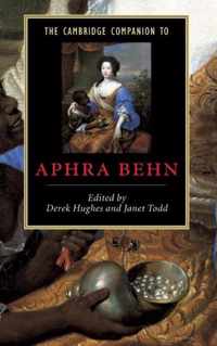 The Cambridge Companion to Aphra Behn