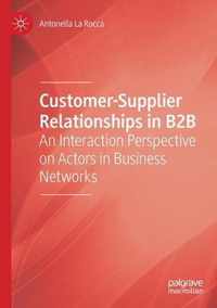 Customer Supplier Relationships in B2B