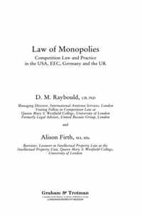 Law of Monopolies