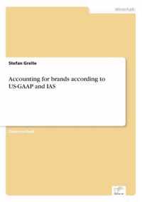 Accounting for brands according to US-GAAP and IAS