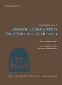 Demotic Literary Texts from Tebtunis and Beyond