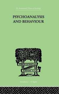 Psychoanalysis And Behaviour