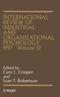 International Review Of Industrial And Organizational Psychology