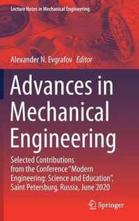 Advances in Mechanical Engineering: Selected Contributions from the Conference  Modern Engineering