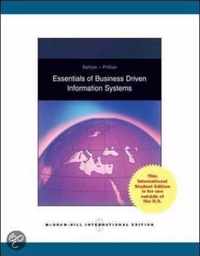 Essentials of Business-Driven Information Systems