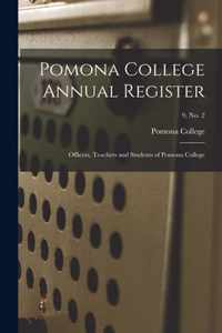 Pomona College Annual Register