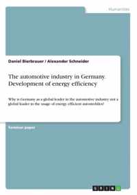 The automotive industry in Germany. Development of energy efficiency