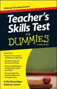 Teachers Skills Tests For Dummies