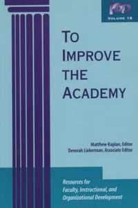 To Improve the Academy