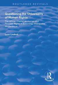 Questioning the Universality of Human Rights