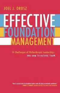 Effective Foundation Management