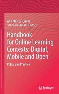 Handbook for Online Learning Contexts: Digital, Mobile and Open