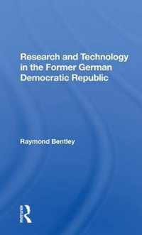 Research And Technology In The Former German Democratic Republic