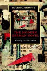 The Cambridge Companion to the Modern German Novel