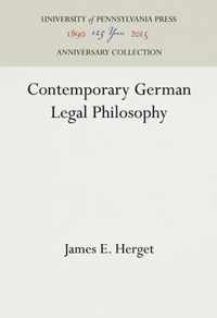 Contemporary German Legal Philosophy